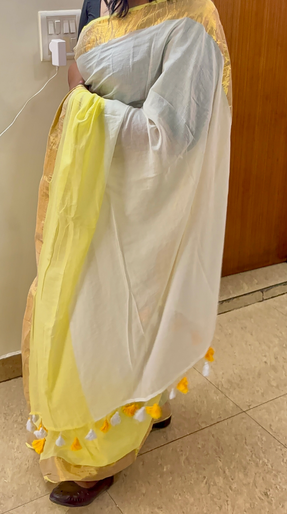 Mul cotton saree